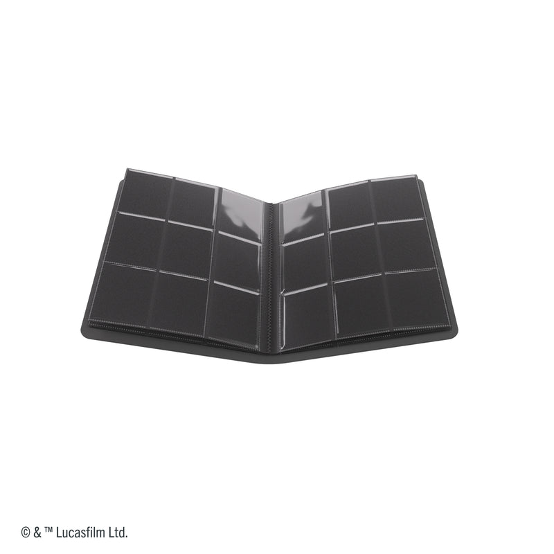 Load image into Gallery viewer, Star Wars: Unlimited 18-Pocket Album - C-3PO/R2-D2 - opened album showing card sheets.
