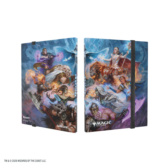 Magic: The Gathering | Reality Fracture Casual Album 18-Pocket  - Face Yourself - View of front and back cover with art of Magic the Gathering characters.