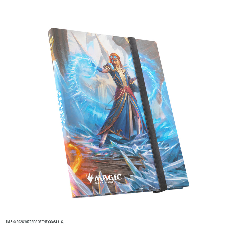 Load image into Gallery viewer, Magic: The Gathering | Reality Fracture Casual Album 18-Pocket  - Chandra, Chill of Compliance - View of front of card album featuring art of Magic the Gathering character casting a spell with Magic the Gathering branding in the corner.
