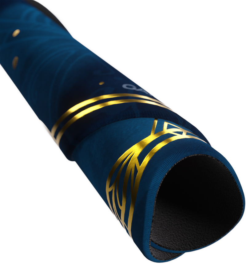Load image into Gallery viewer, Take Time Premium Game Mat - view of rolled up game mat.
