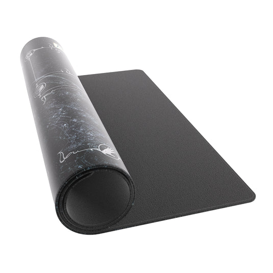 Image of Arkham Horror: Investigator Game Mat partially rolled-up