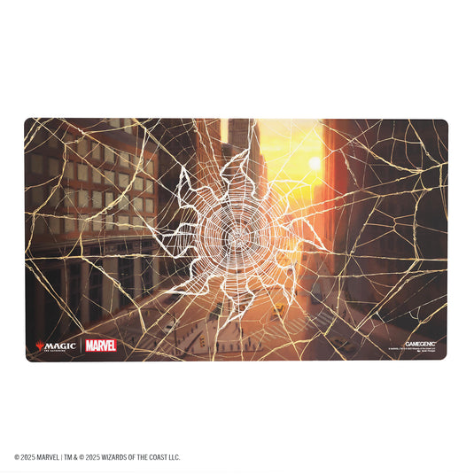 Magic: The Gathering | Marvel's Spider-Man Shiny Playmat - Spider-Man Plains