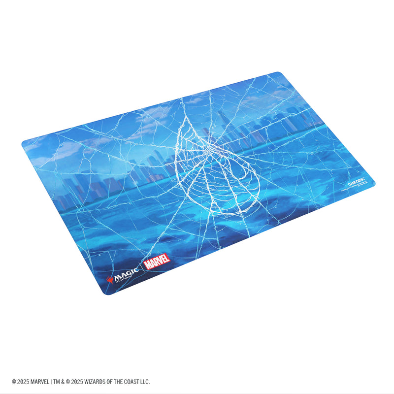 Load image into Gallery viewer, Magic: The Gathering | Marvel&#39;s Spider-Man Shiny Playmat - Spider-Man Island
