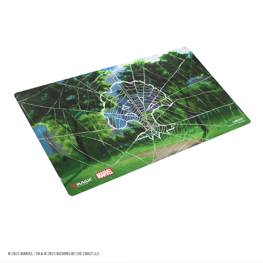 Magic: The Gathering | Marvel's Spider-Man Shiny Playmat - Spider-Man Forest