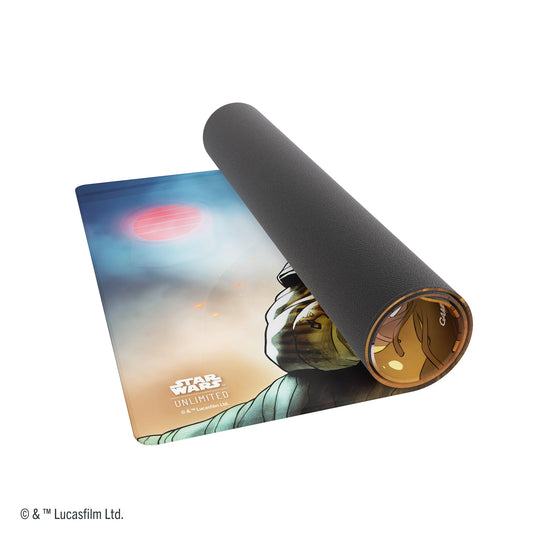 Star Wars: Unlimited Game Mat - Jabba the Hutt partially rolled-up