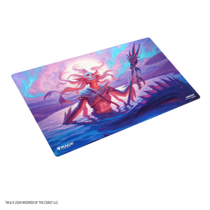 Load image into Gallery viewer, Magic: The Gathering | Lorwyn Eclipsed Shiny Playmat - Eclipsed Merrow
