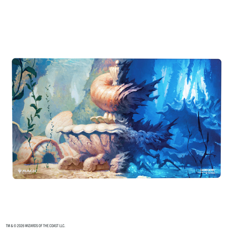 Load image into Gallery viewer, Magic: The Gathering | Lorwyn Eclipsed Shiny Playmat - Hallowed Fountain

