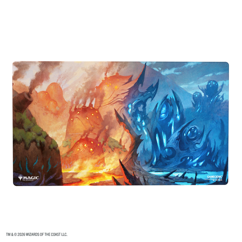 Load image into Gallery viewer, Magic: The Gathering | Lorwyn Eclipsed Shiny Playmat - Steam Vents

