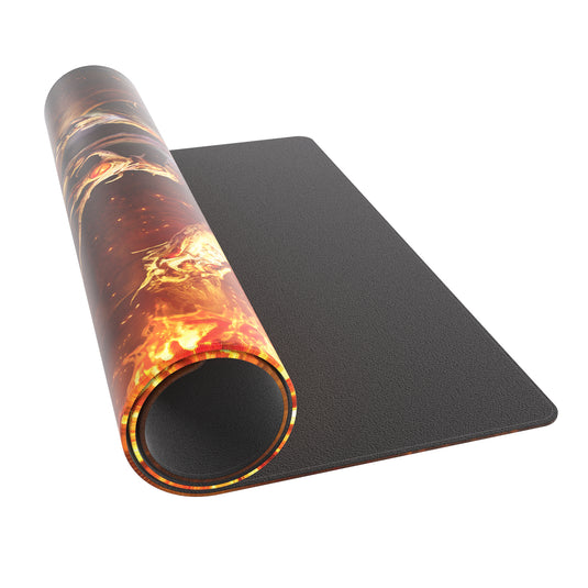 Image of Arkham Horror: Shiny Game Mat - Elokoss partially rolled-up