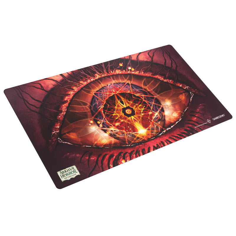 Load image into Gallery viewer, Image of Arkham Horror: Game Mat - Truth is Out There featuring illustration of an eye 
