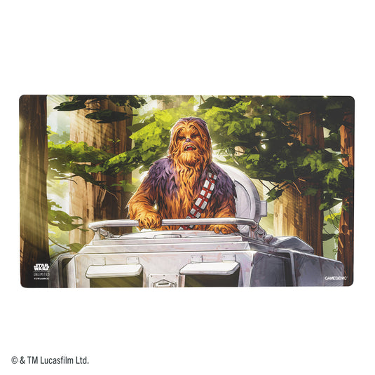 Star Wars: Unlimited Game Mat - Chewbacca - Front of game mat featuring art of Chewbacca. 