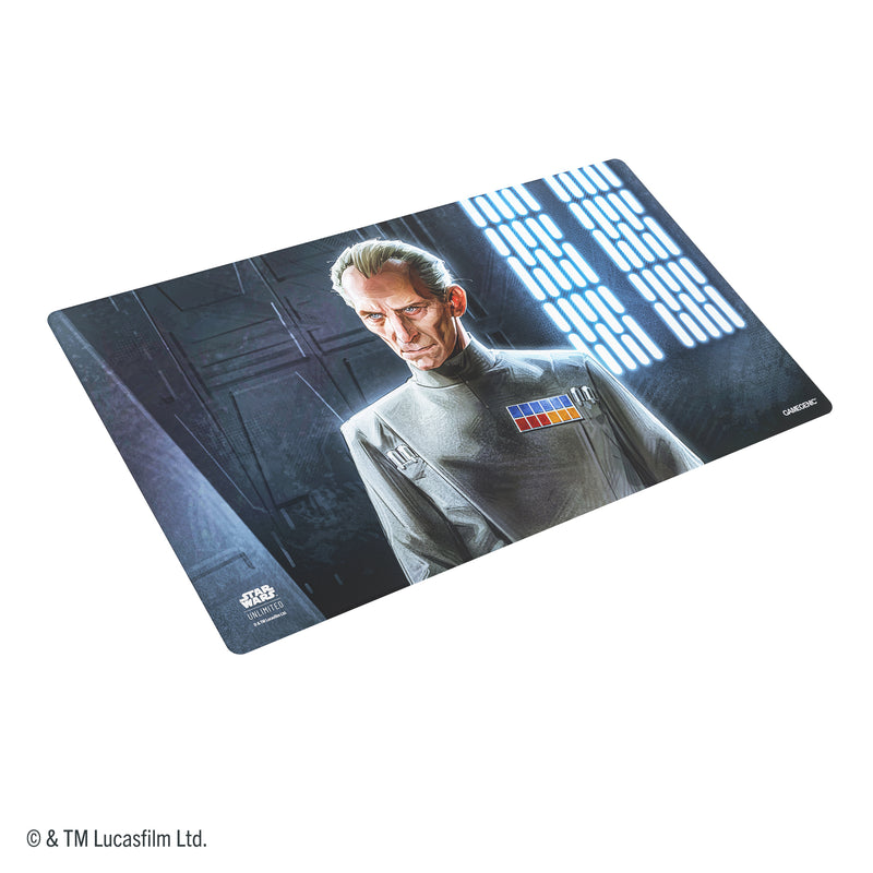 Load image into Gallery viewer, Star Wars: Unlimited Game Mat - Grand Moff Tarkin - Front of Game Mat featuring art of Grand Moff Tarkin.
