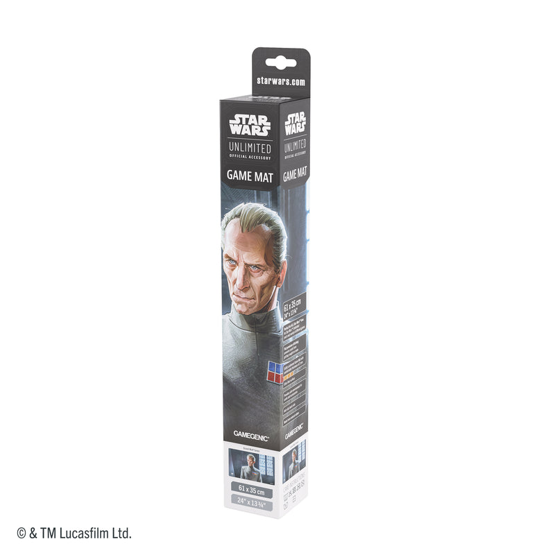 Load image into Gallery viewer, Star Wars: Unlimited Game Mat - Grand Moff Tarkin - Front of packaging featuring art of Grand Moff Tarkin.
