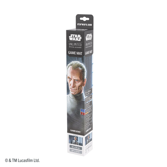 Star Wars: Unlimited Game Mat - Grand Moff Tarkin - Front of packaging featuring art of Grand Moff Tarkin.