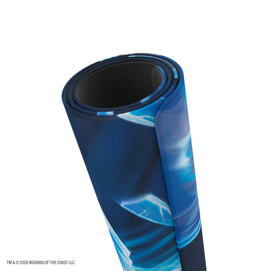 Magic: The Gathering | Reality Fracture Prime Playmat - Jace, Fracturer of Reality - View of rolled up playmat.