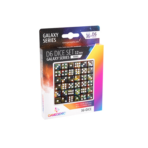 Galaxy Series - Mars - D6 Dice Set 12 mm (36 pcs)