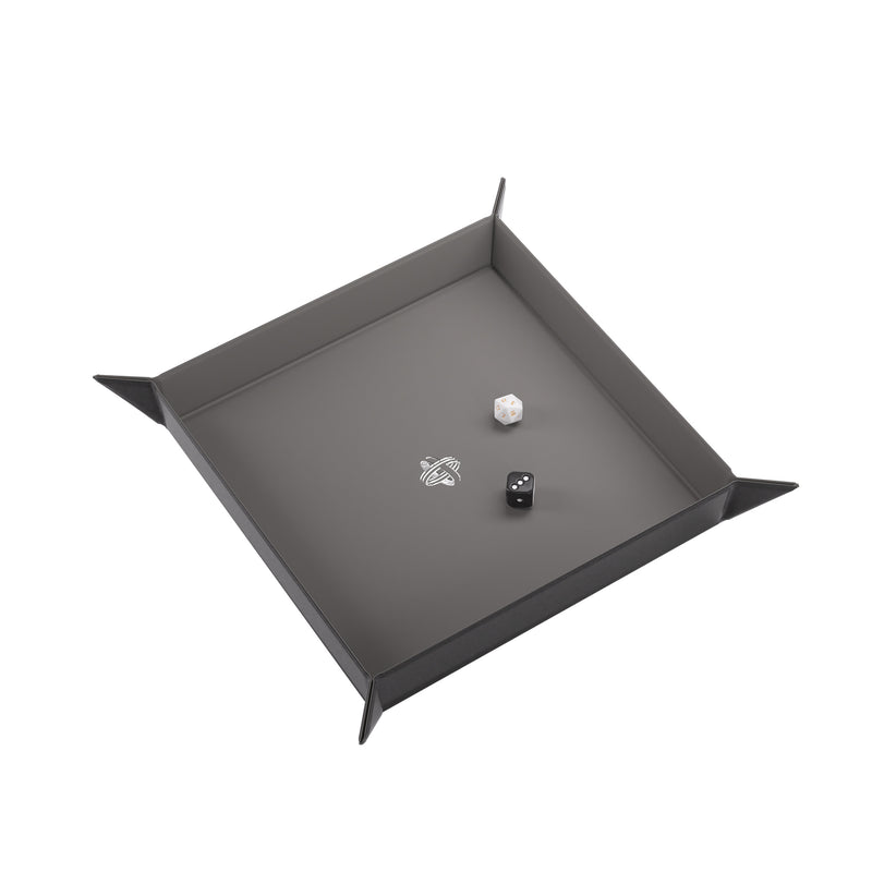 Load image into Gallery viewer, Magnetic Dice Tray Square Black/Gray
