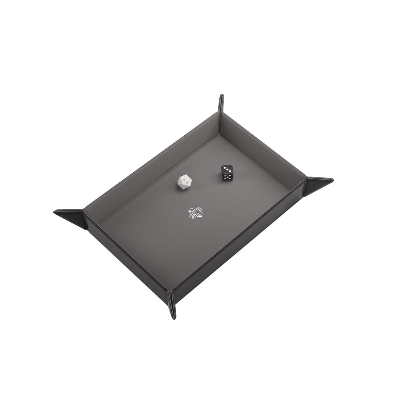 Load image into Gallery viewer, Magnetic Dice Tray Rectangular Black/Gray
