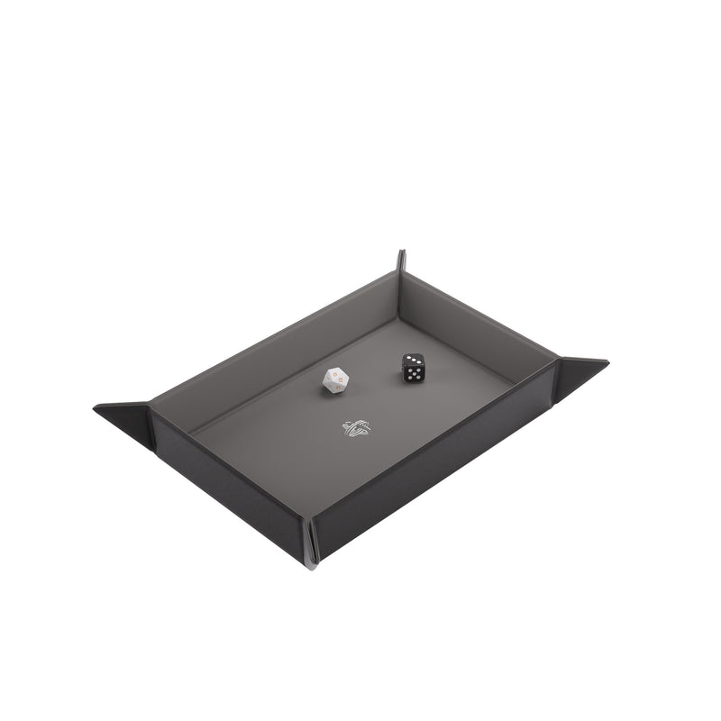 Load image into Gallery viewer, Magnetic Dice Tray Rectangular Black/Gray
