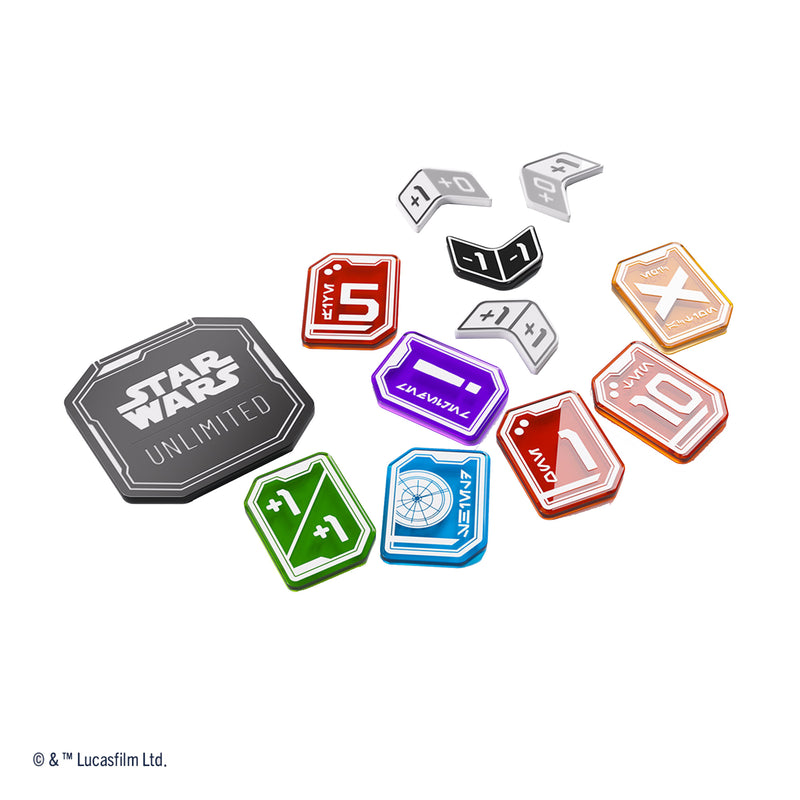 Load image into Gallery viewer, Star Wars: Unlimited Acrylic Tokens
