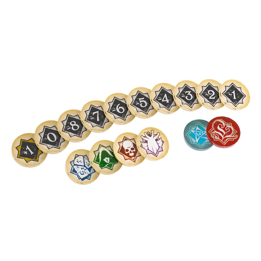 arkham horror card game chaos tokens Arkham Horror: Chaos Tokens + Token Bag