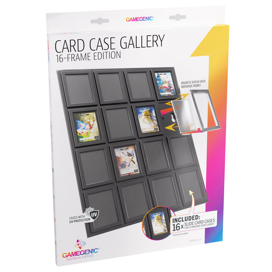 Card Case Gallery - Front of packaging with image of card case shown with sample cards.