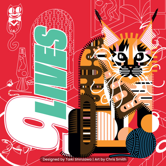 9 Lives Board Game: Bet, Trick, and Outwit to Earn Your Feline Nine ...
