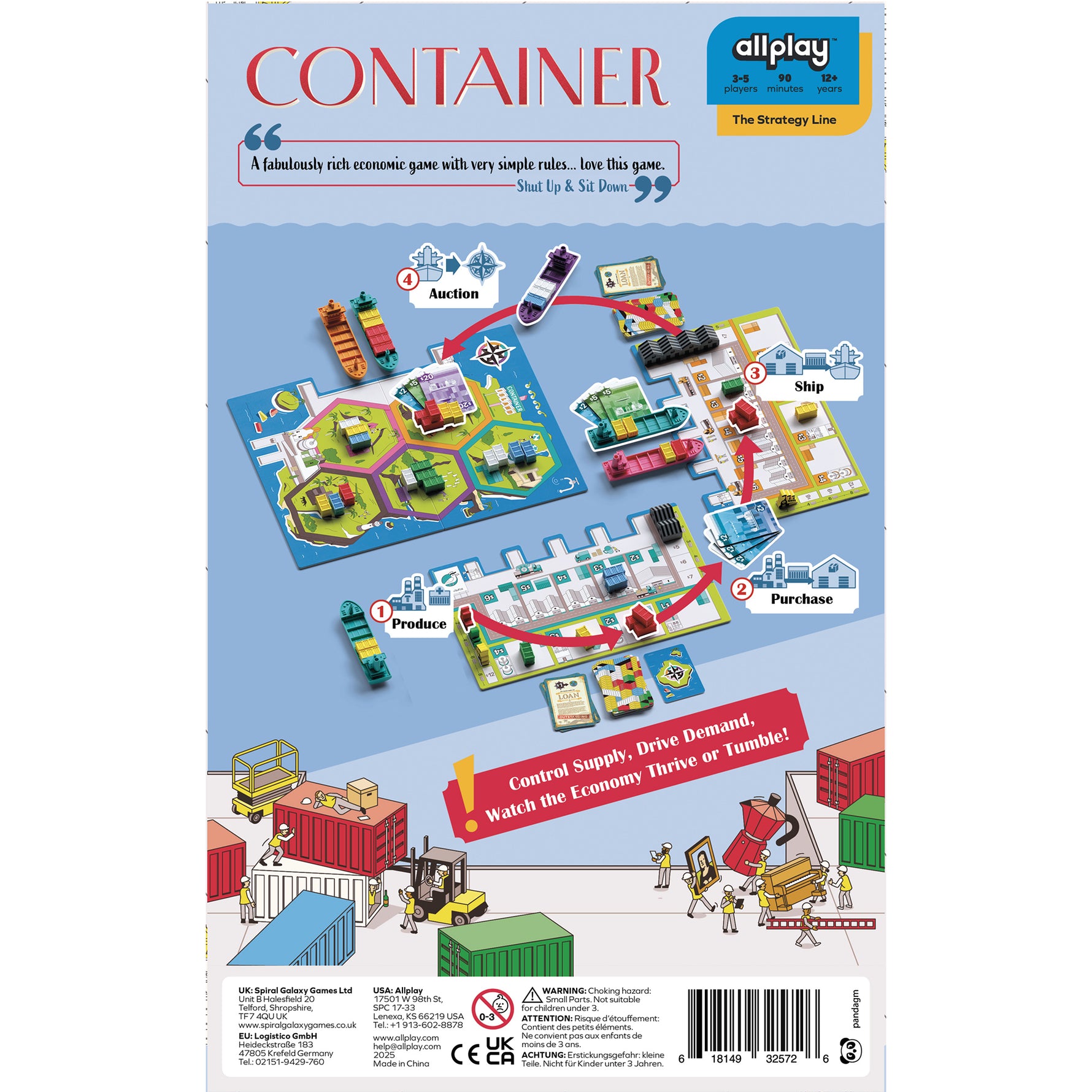 Container Board Game – Asmodee USA