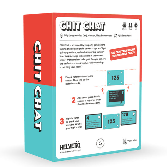 Chit Chat Party Game Asmodee USA chit-chat-party-game-asmodee-usa