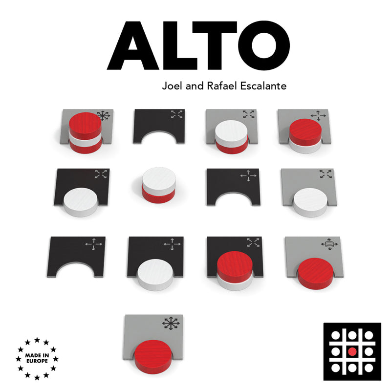 Load image into Gallery viewer, Alto Board Game - front of box featuring images of game tiles. 
