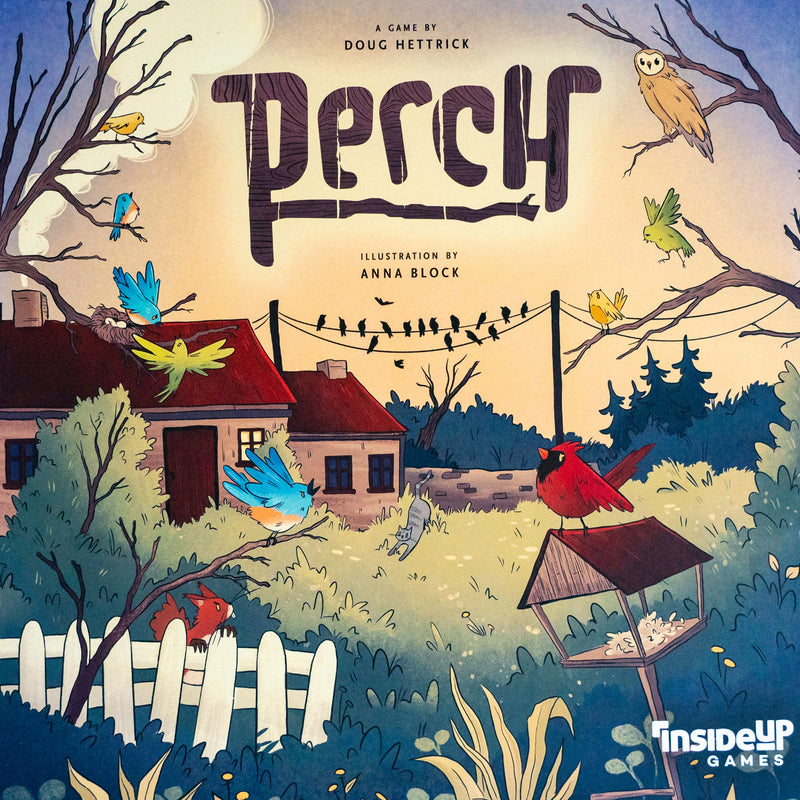 Load image into Gallery viewer, Perch Board Game - front of box featuring art of birds.
