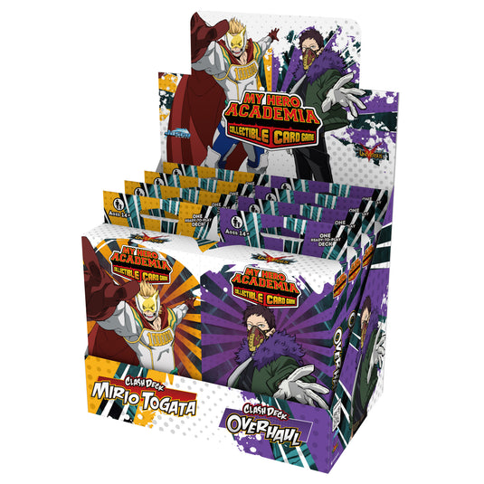 My Hero Academia Collectible Card Game Series 5: Clash Deck Display Box