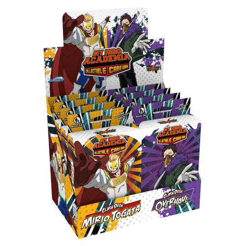 My Hero Academia Collectible Card Game Series 5: Clash Deck Display Box