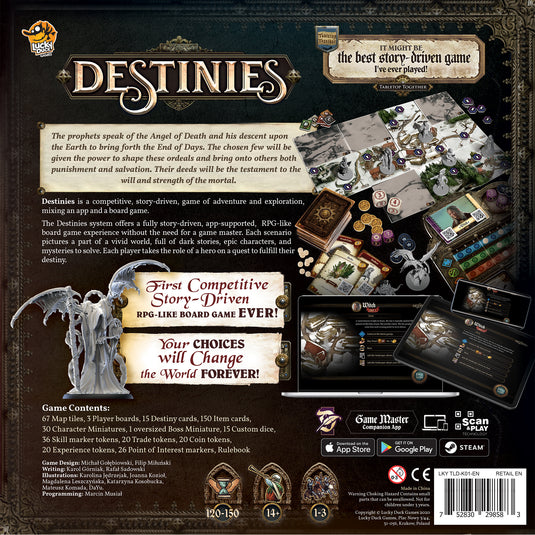 Destinies: Story-Driven RPG Board Game - No GM Needed – Asmodee North  America