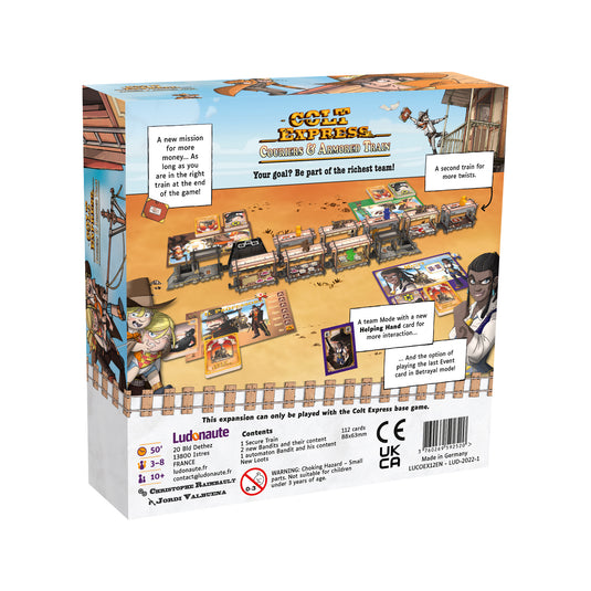 Asmodee Colt Express Strategy & War Games Board Game - Colt