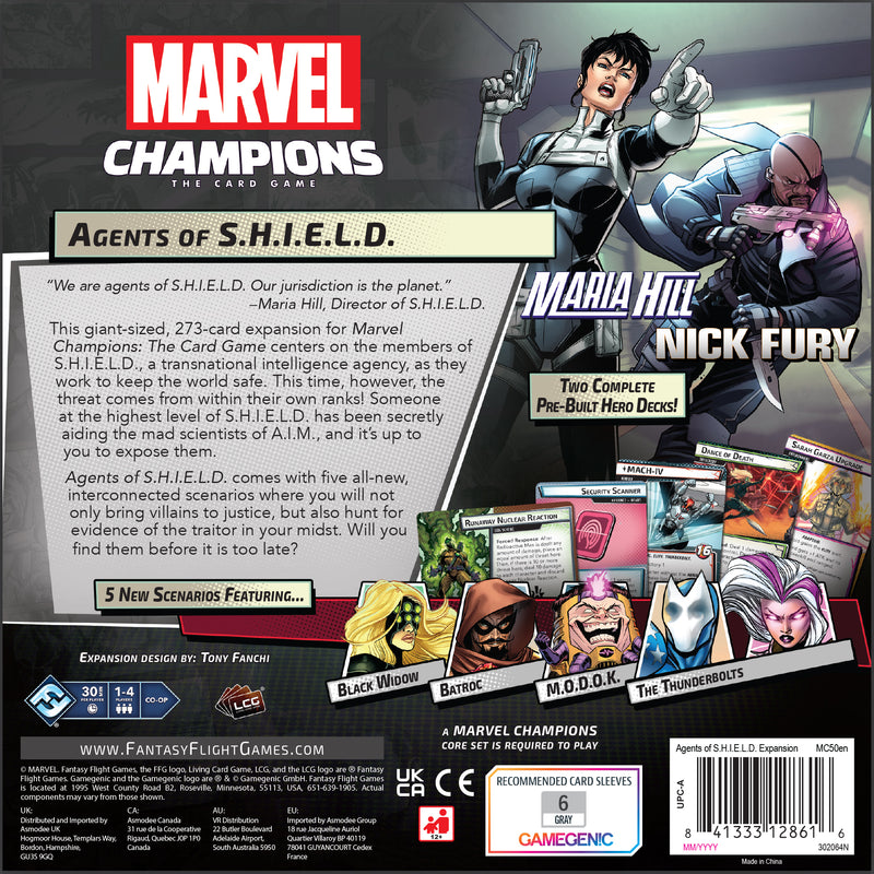 Load image into Gallery viewer, Marvel Champions: The Card Game – Agents of S.H.I.E.L.D Expansion
