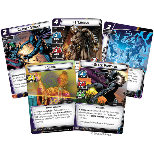 Marvel Champions: The Card Game Black Panther Hero Pack Asmodee USA Marvel Champions: The Card Game Black Panther Hero Pack Asmodee USA