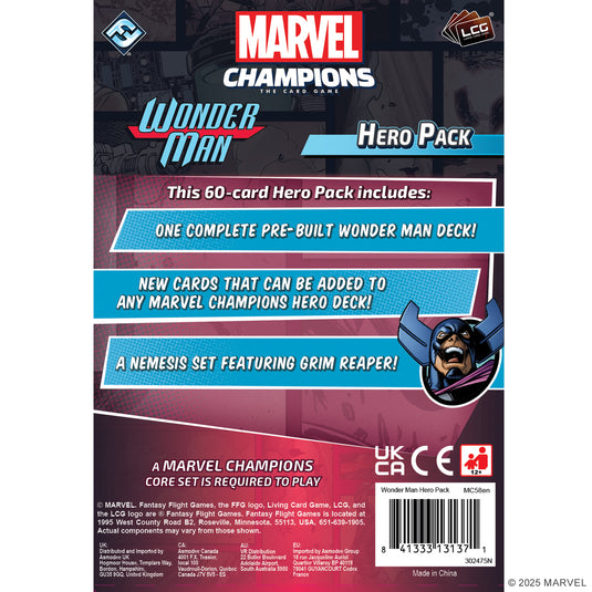 Marvel Champions: The Card Game -Wonder Man Hero Pack