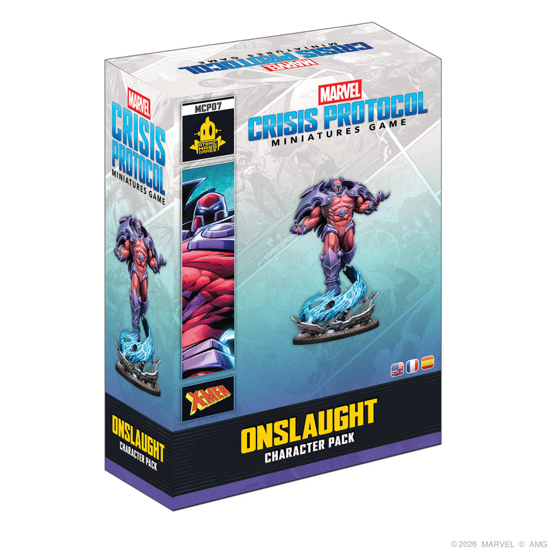 Load image into Gallery viewer, Marvel: Crisis Protocol - Onslaught - Front of box featuring image of Onslaught miniature. 
