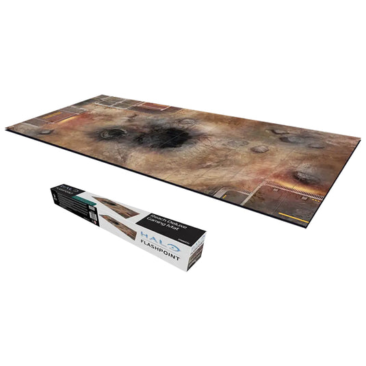 Halo: Flashpoint - Reach Deluxe Gaming Mat - view of game mat and packaging. 
