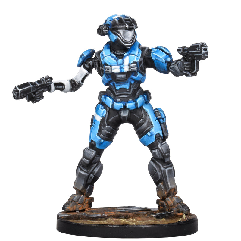 Load image into Gallery viewer, Halo: Flashpoint - Noble Team Expansion - view of character miniature.
