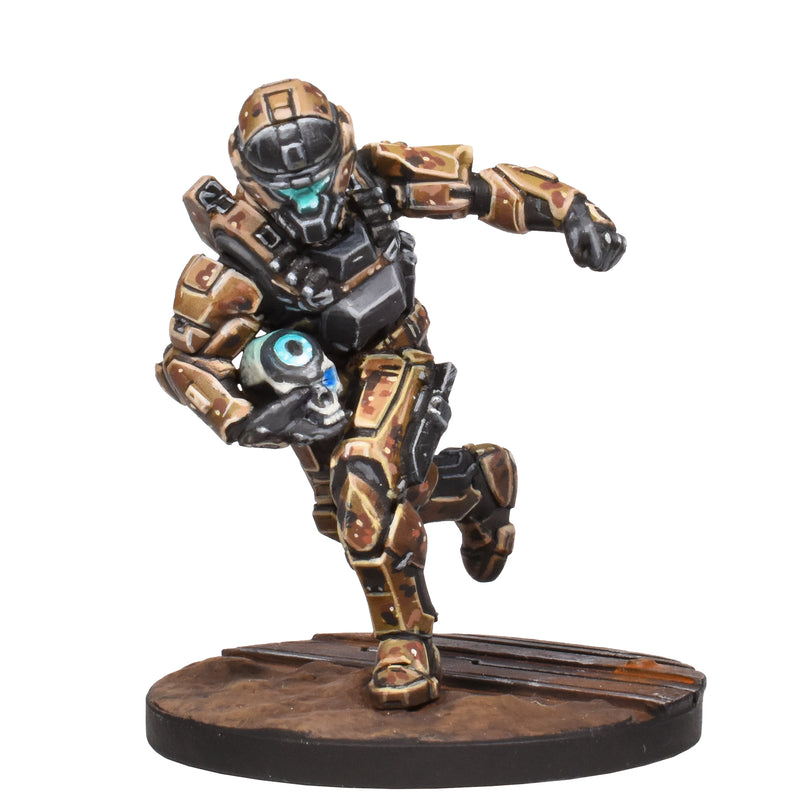 Load image into Gallery viewer, Halo: Flashpoint - Fireteam Wolf - Miniature of UNSC Spartan Brawler with Oddball 
