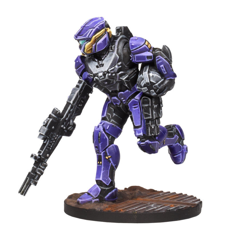 Load image into Gallery viewer, Halo: Flashpoint - Fireteam Wolf - Miniature of UNSC Spartan Deadeye with Power Seed
