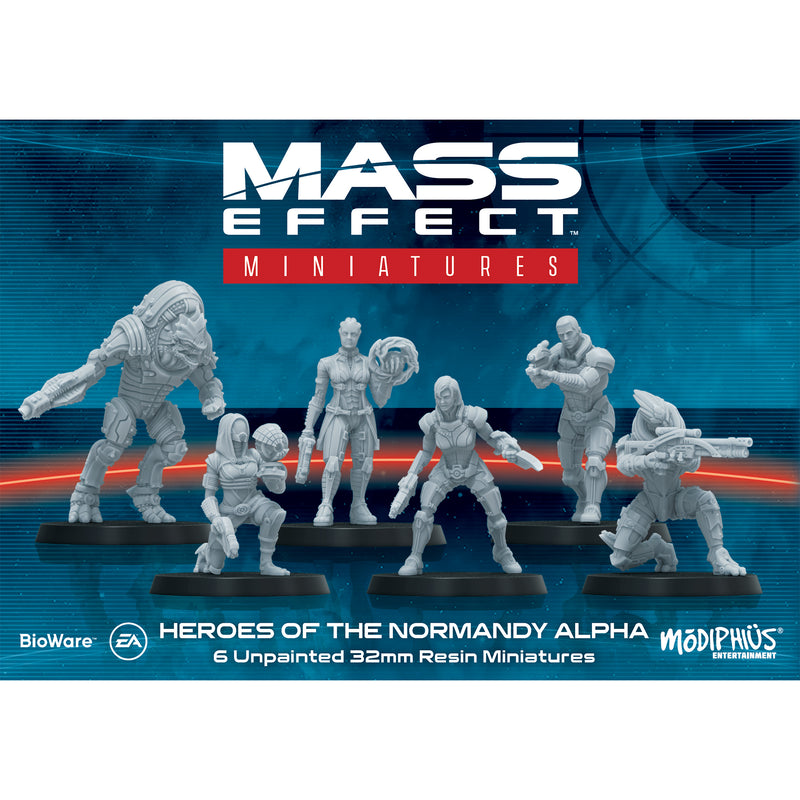 Load image into Gallery viewer, Mass Effect - Heroes of the Normandy Alpha - Resin Collectors Miniatures Set
