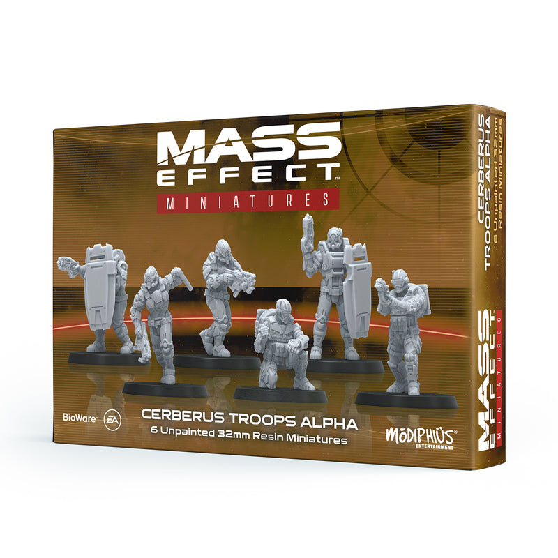 Load image into Gallery viewer, Mass Effect - Cerberus Forces Alpha - Resin Collectors Miniatures Set
