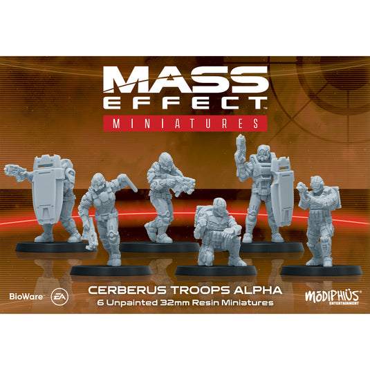 Mass Effect - Cerberus Forces Alpha - Resin Collectors Miniatures Set