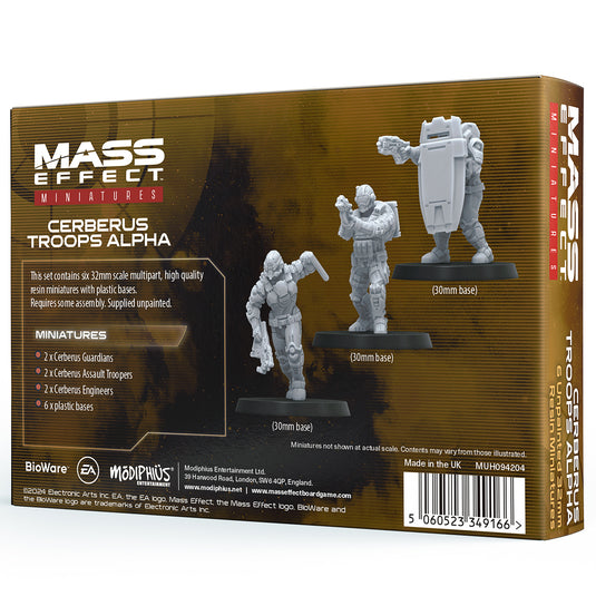 Mass Effect - Cerberus Forces Alpha - Resin Collectors Miniatures Set