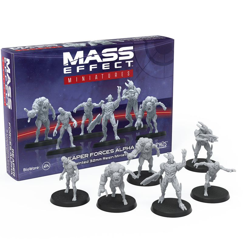 Load image into Gallery viewer, Mass Effect - Reaper Forces Alpha - Resin Collectors Miniatures Set
