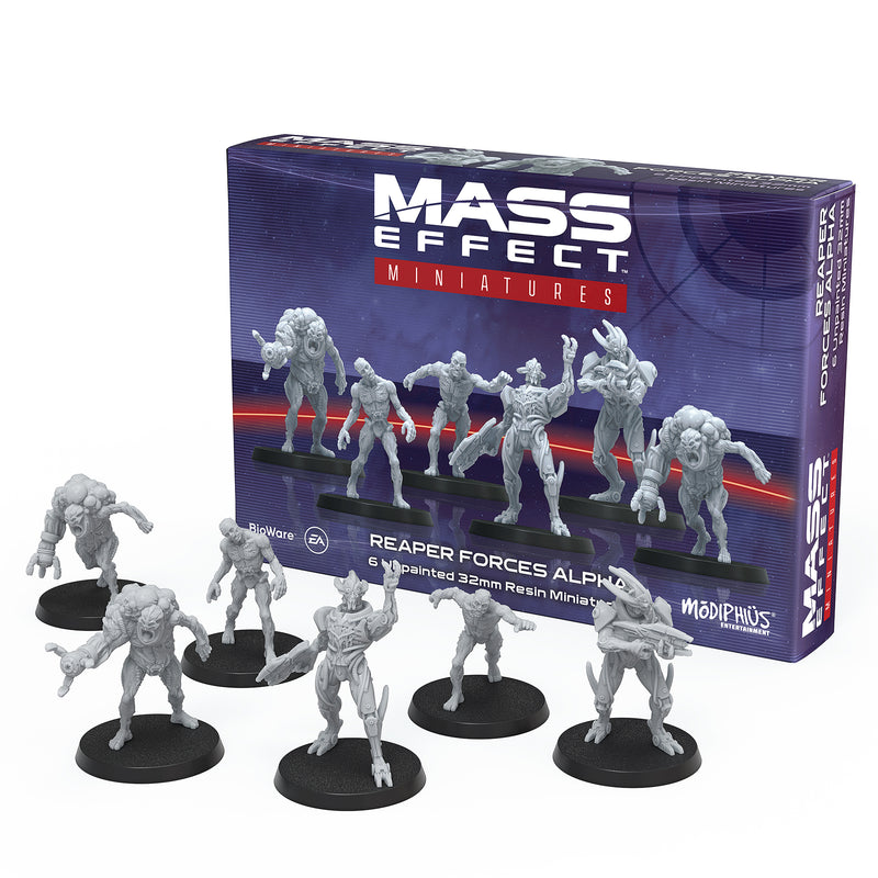 Load image into Gallery viewer, Mass Effect - Reaper Forces Alpha - Resin Collectors Miniatures Set
