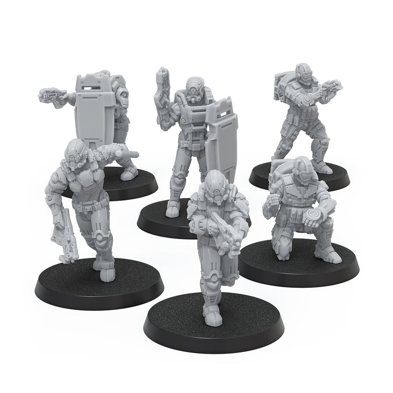 Load image into Gallery viewer, Mass Effect - Reaper Forces Alpha - Resin Collectors Miniatures Set
